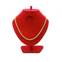 Koningsketting blokmodel 18 K