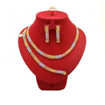 Complete set tri colour 22k