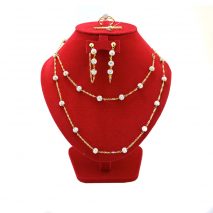 Complete set met swarovski kristallen