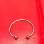 Zilver  Boei met 2 bolle koppen