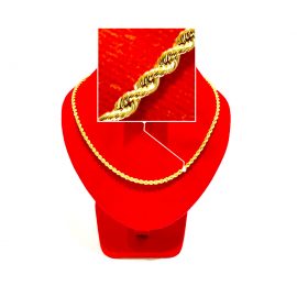 Rope Chain 18k - 3,2mm - 60cm