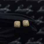 Oorknoppen vierkant met Zirkonia's