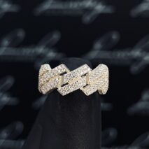 Cuban ring met zirkonia