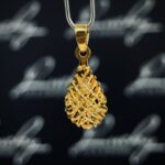 Geslepen druppel hanger