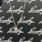 Zilveren ketting met hartjes hanger