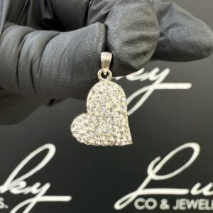 Zilveren hartjes hanger